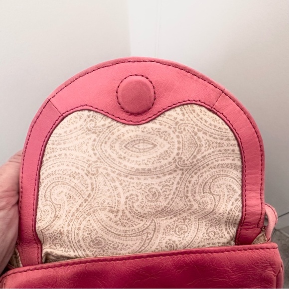 HOBO Vintage Pink Leather Mini Crossbody Bag - Picture 9 of 12